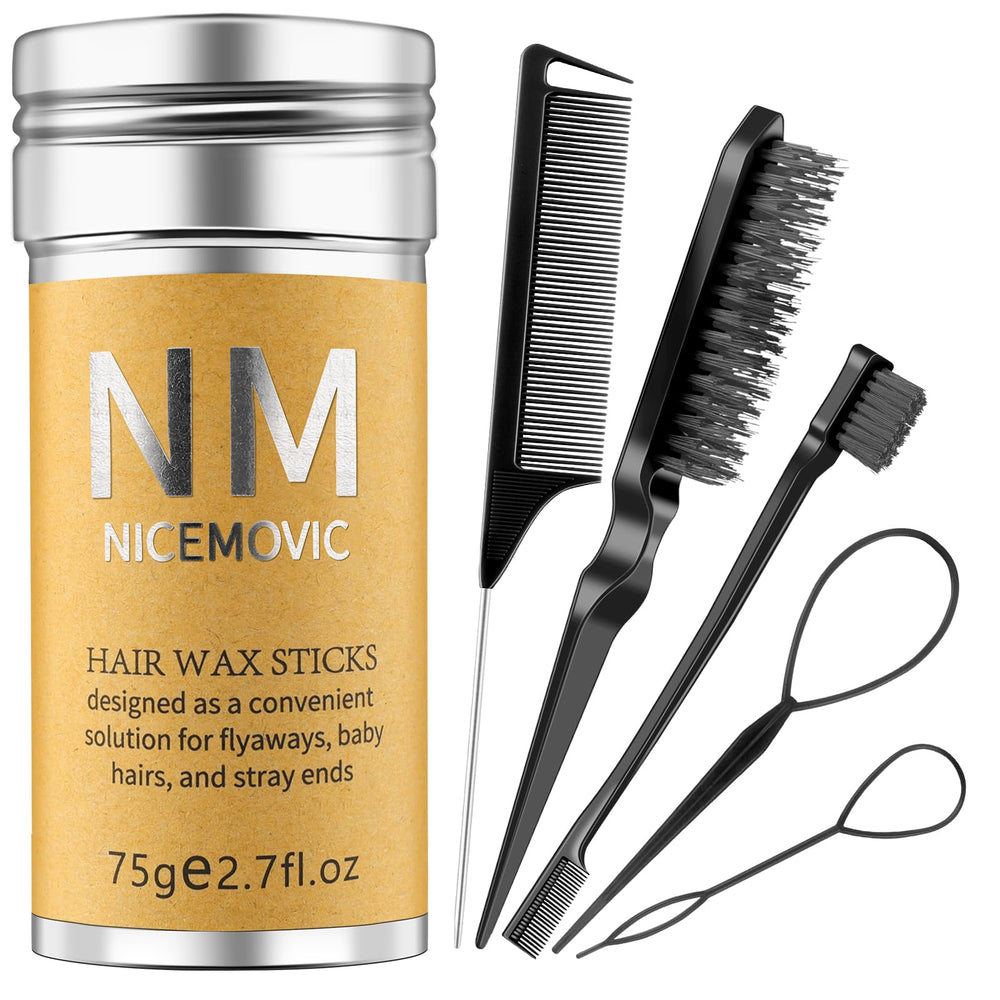 NICEMOVIC barra cera pelo para peinados rápidos y naturales.