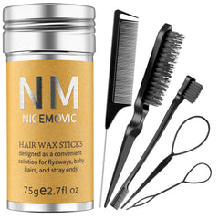 NICEMOVIC barra cera pelo para peinados rápidos y naturales.