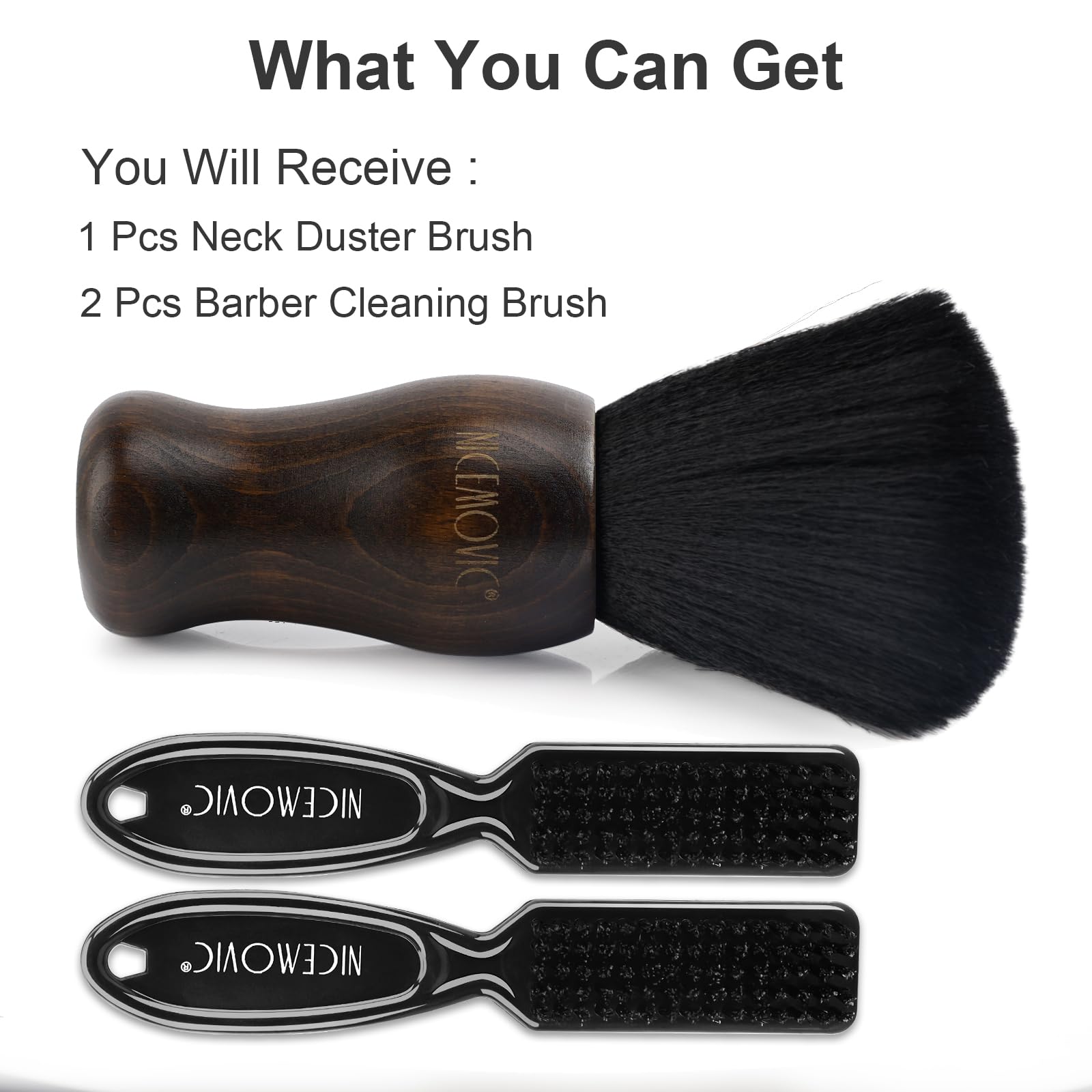 NICEMOVIC compact cleaning brush ideal for travel and quick resets