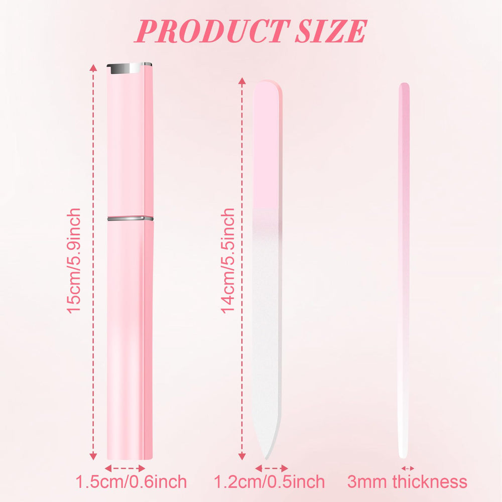 NICEMOVIC glass nail file easy-clean surface remains hygienic.