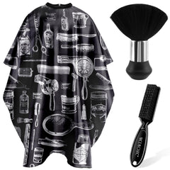 Nicemovic hair cutting cape with soft nylon fabric for comfortable wear.