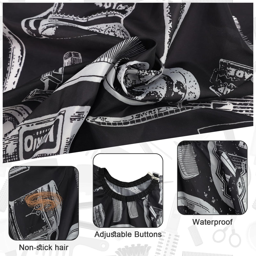 Nicemovic large cape on model demonstrates full body coverage.