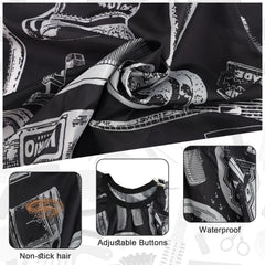 Nicemovic large cape on model demonstrates full body coverage.