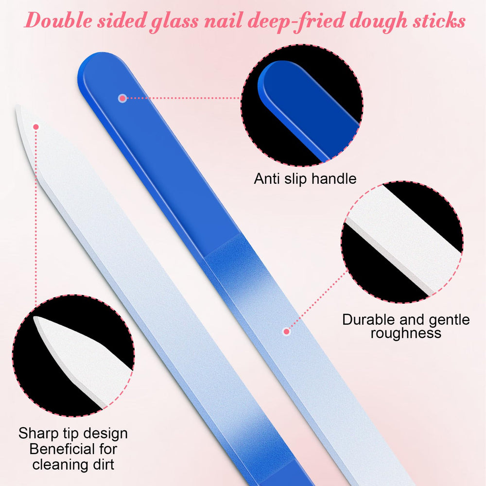 NICEMOVIC portable nail file set ideal for travel and on-the-go touch-ups.