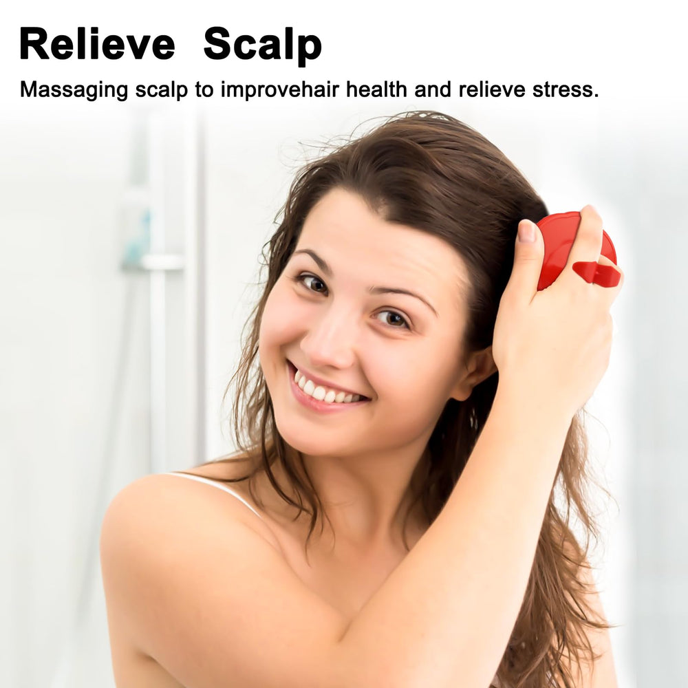 NICEMOVIC scalp-scrubber-bristles-closeup highlights gentle exfoliation and massaging action.