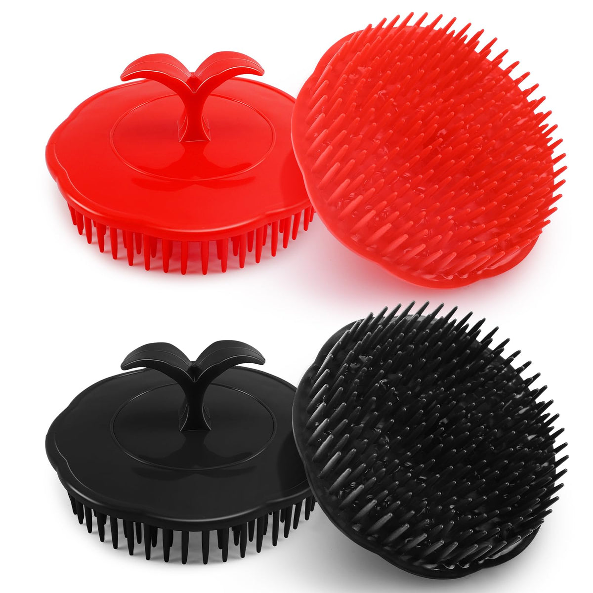 NICEMOVIC scalp scrubber four-pack display for a comprehensive scalp refresh with shared use.