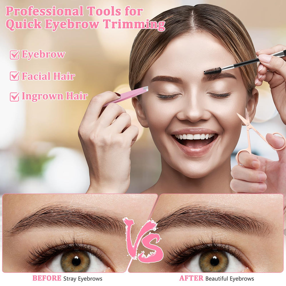 NICEMOVIC single-sided eyebrow brush for grooming prep
