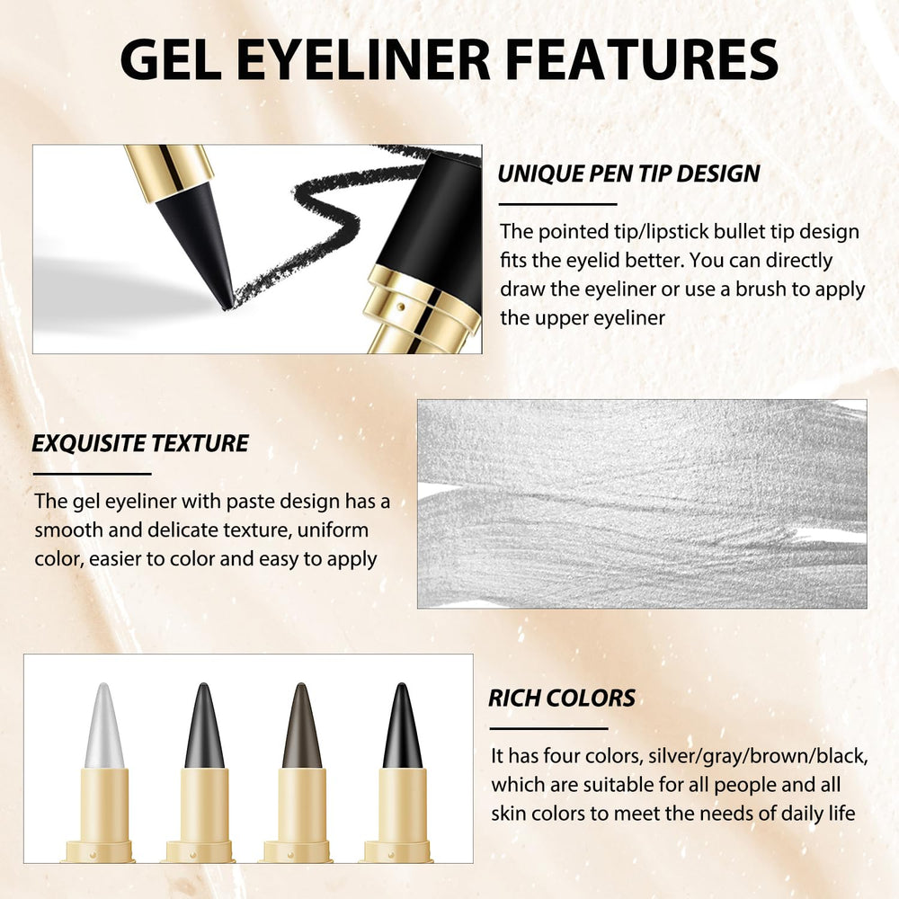 Nicgou Ayky Eyeliner Mate para un look elegante y sutil.