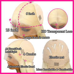 NICILK 613 lace front wig close-up baby hair for natural, refined hairline
