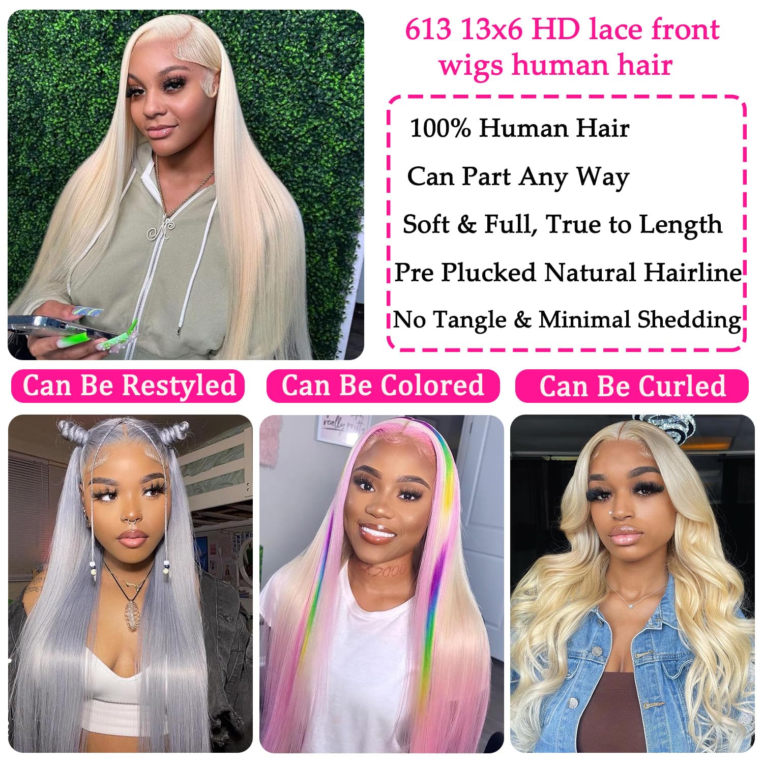 NICILK 613 lace front wig high pony tail ready for elegant updos