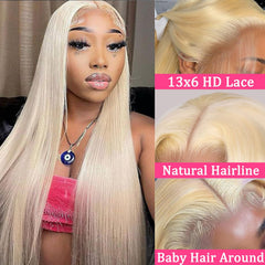 NICILK 613 lace front wig side view highlights smooth silhouette and versatility