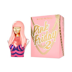 Nicki Minaj Pink Friday 2 outer packaging captures modern elegance and gift-ready presentation.