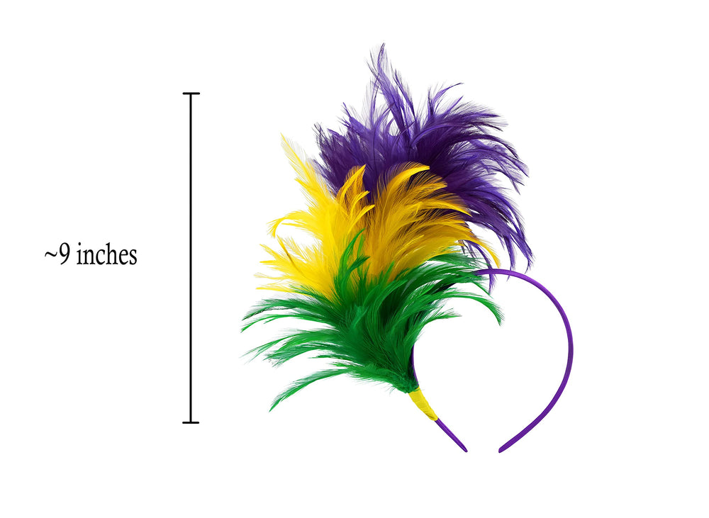 Nicky Bigs Novelties Feather Hair Accessory, diadema ligero para comodidad