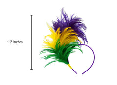 Nicky Bigs Novelties Feather Hair Accessory, diadema ligero para comodidad
