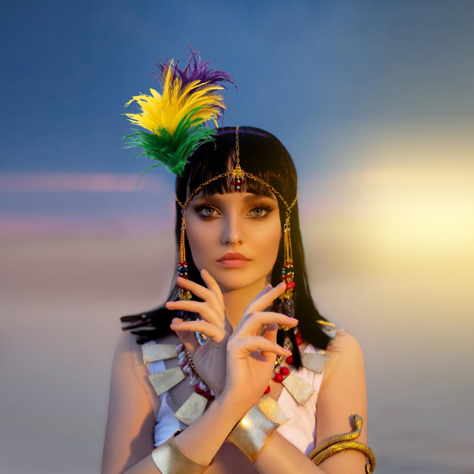 Nicky Bigs Novelties 1920s Glam Headband, añade glamour vintage