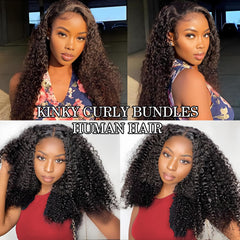 NICMISS kinky curly bundles 18in true length offer voluminous long curls