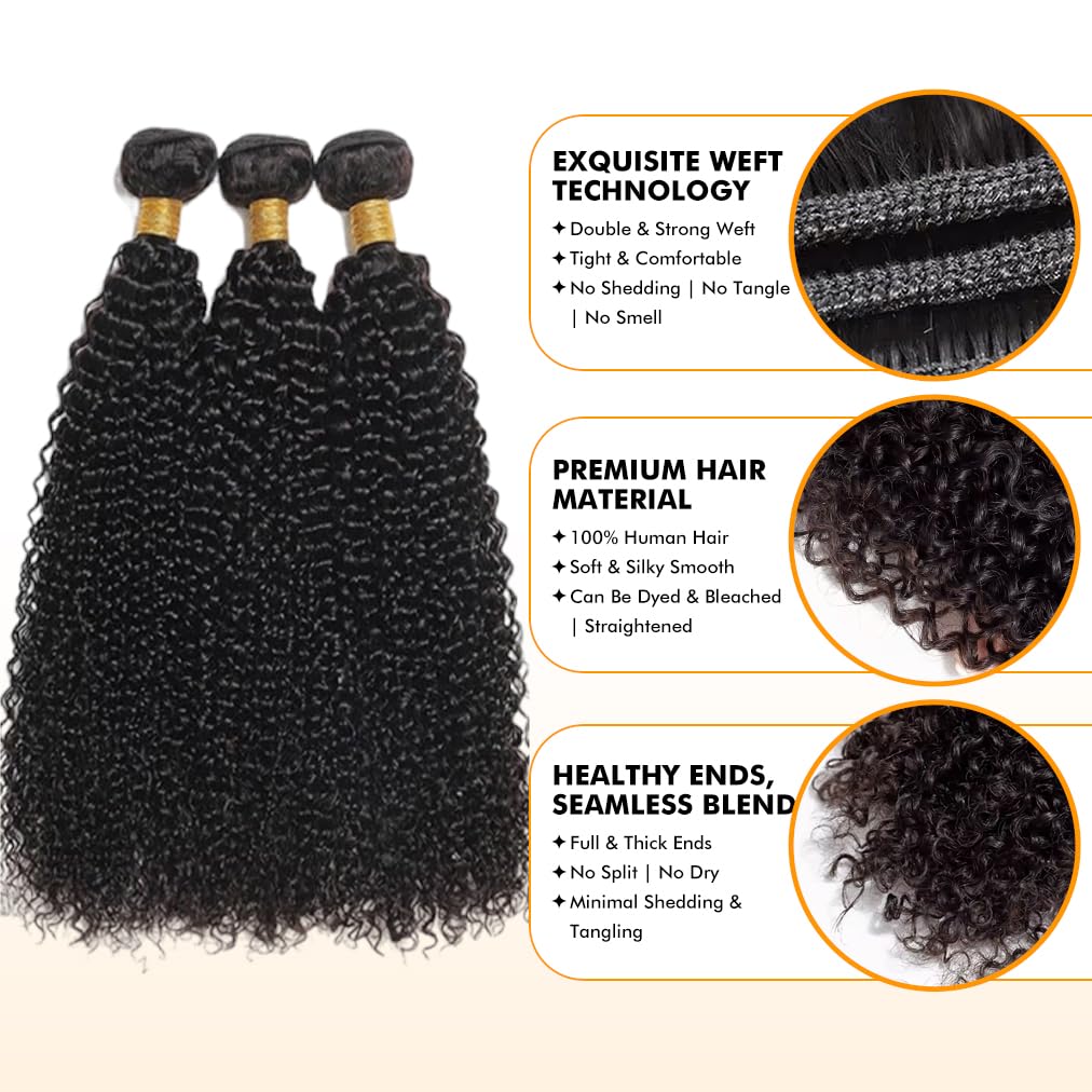 NICMISS kinky curly bundles closeup texture shows soft, tangle resistant hair