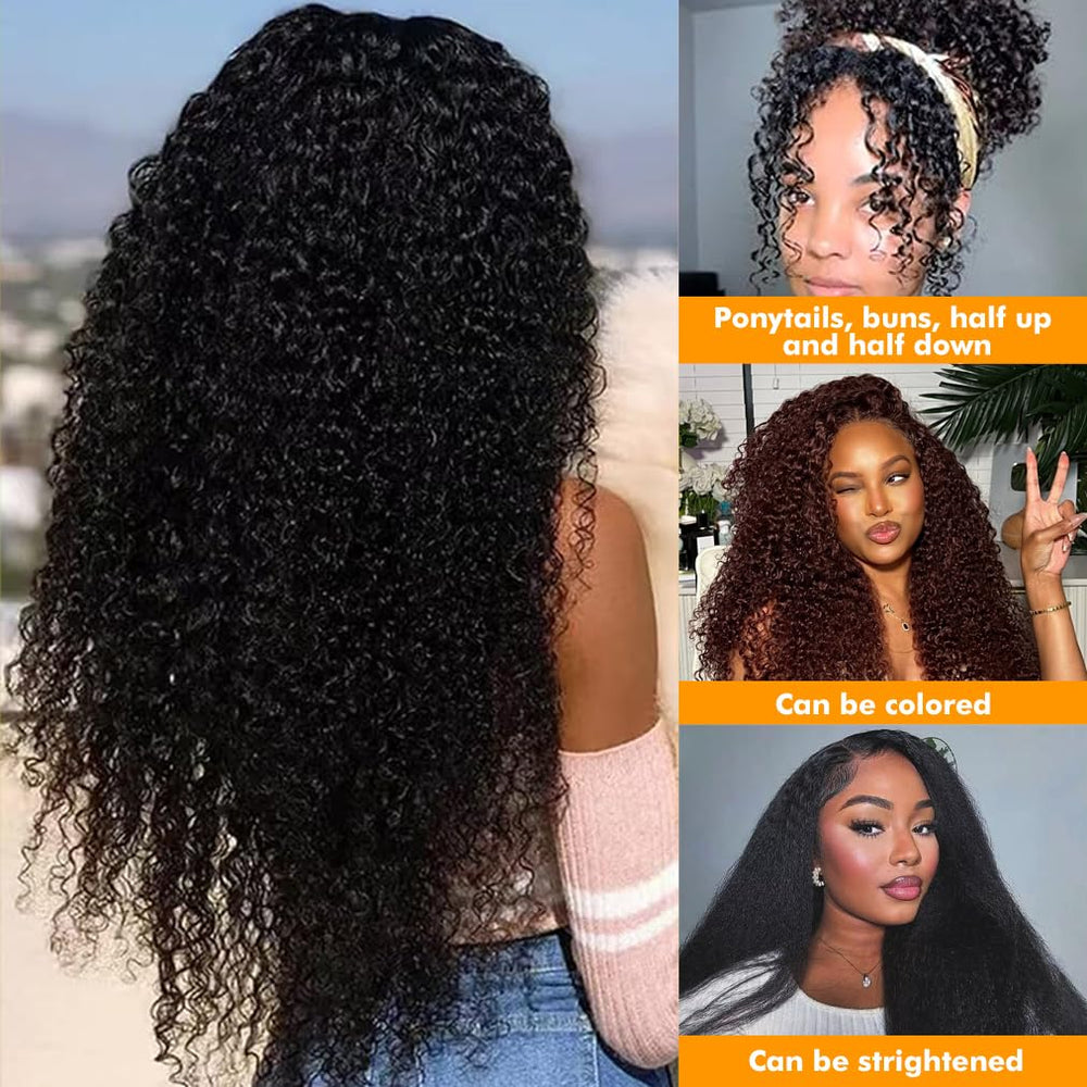 NICMISS kinky curly bundles detailed weft reduces shedding and increases durability