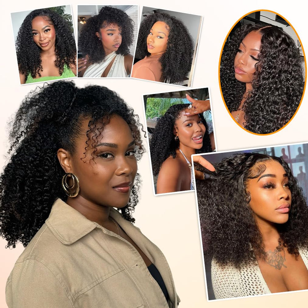 NICMISS kinky curly bundles three bundles pack ideal for fuller head installs