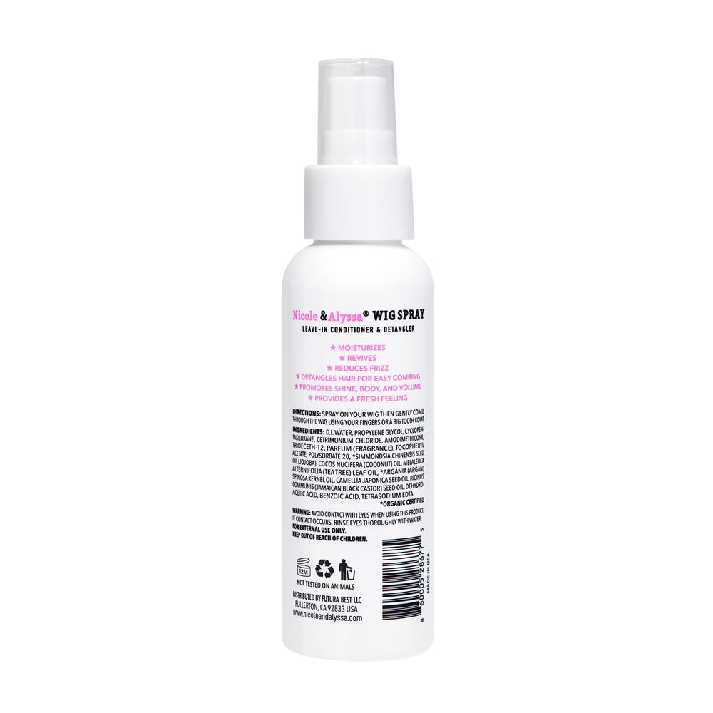 Nicole & Alyssa, aroma fresco tras cada aplicación—fragancia agradable para cabello sintético.