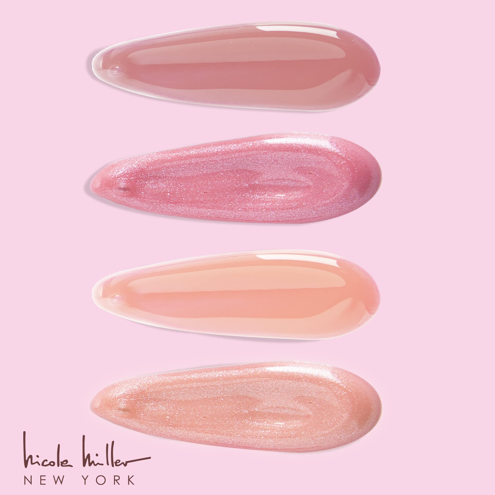 Aplicación suave con Nicole Miller brillo labial para uso diario y salidas nocturnas.