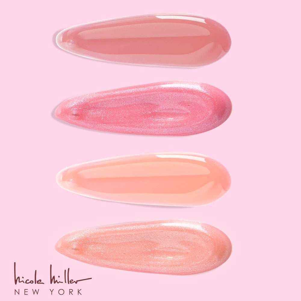 Aplicación suave con Nicole Miller brillo labial para uso diario y salidas nocturnas.