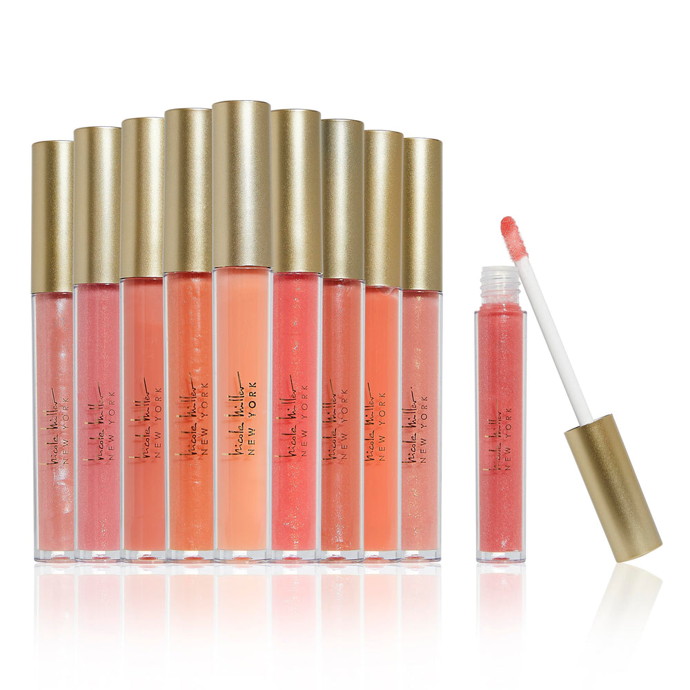 Nicole Miller brillo labial: colección de brillos con tonos diversos para labios radiantes.