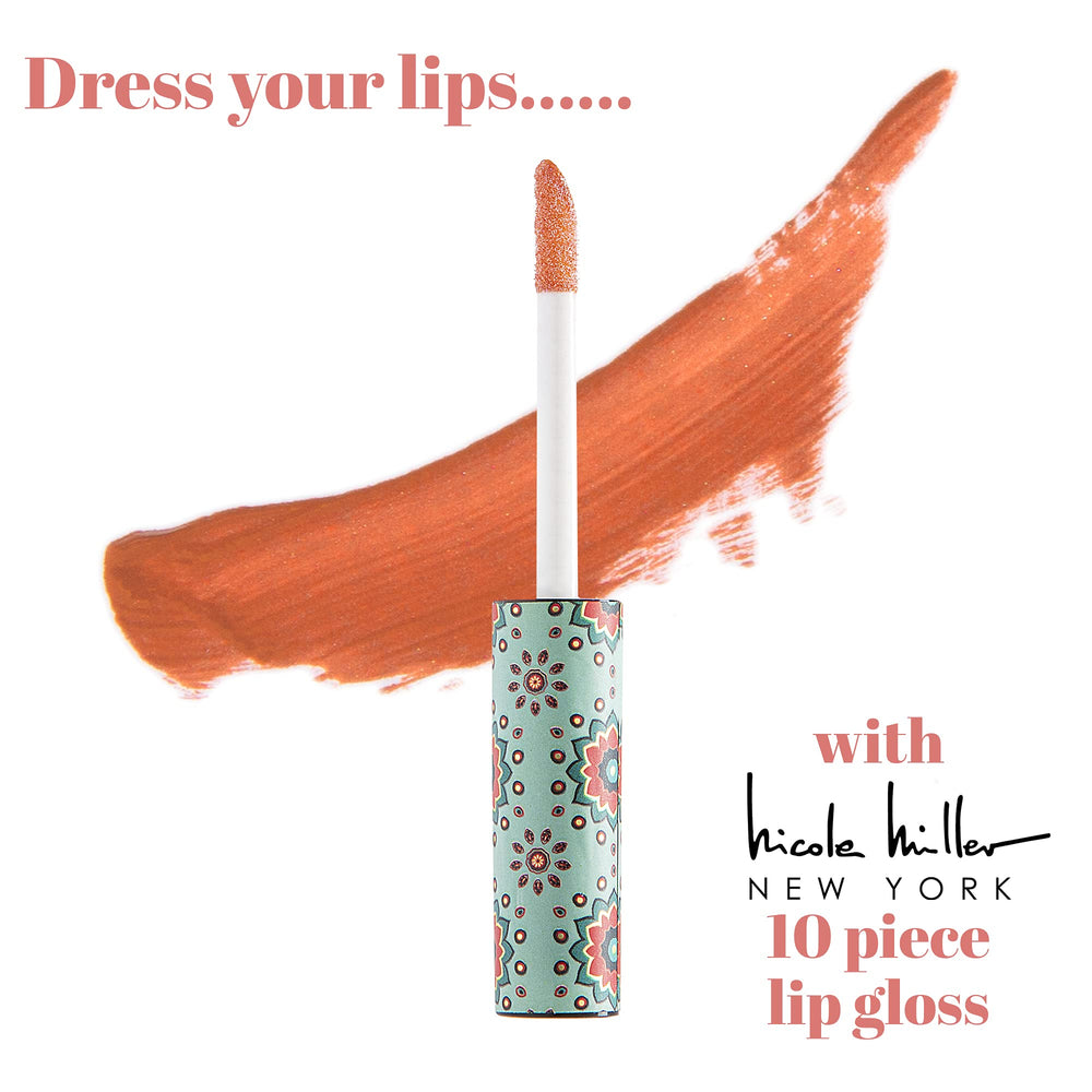 Labial libre de crueldad Nicole Miller New York para un brillo duradero