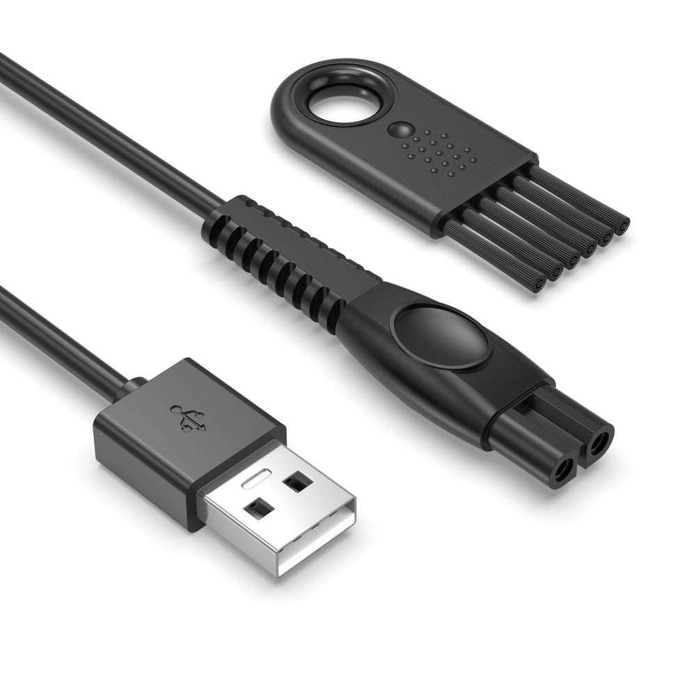 Nicpower 5V USB charger cord for Philips Norelco shaver, 5ft reach for flexible charging