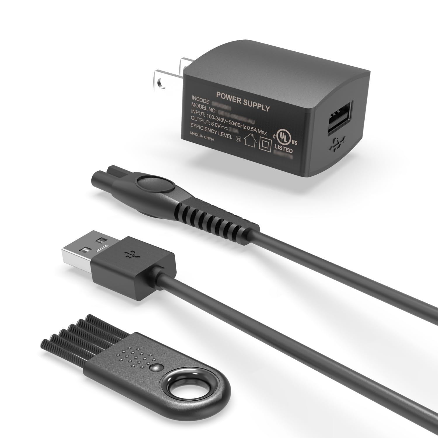 Nicpower 5V UL charger for Philips Norelco wet/dry shaver