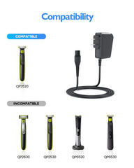 MG3740 trimmer charging with Nicpower cord during travel.