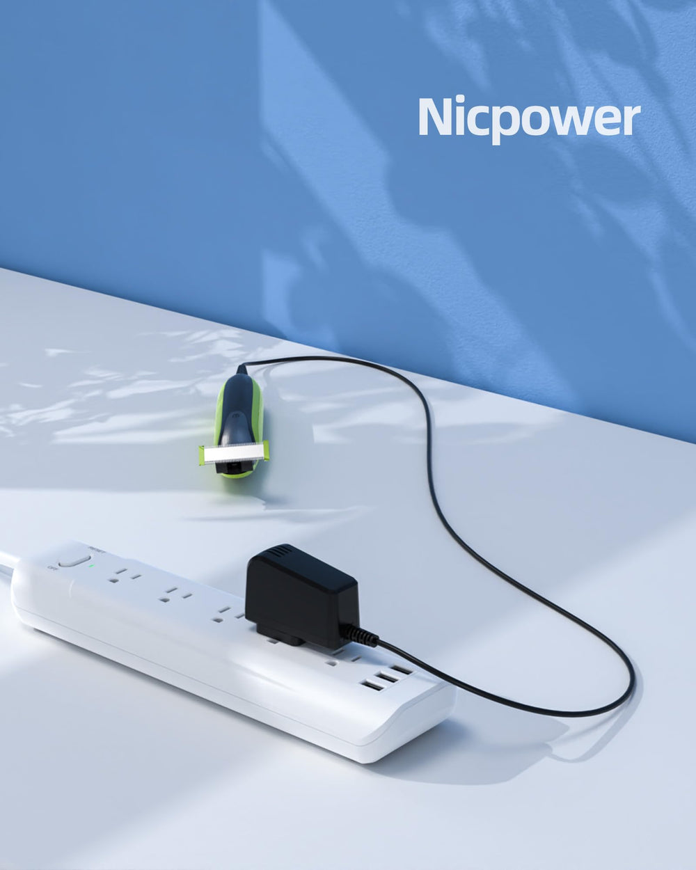 Safe connector provides stable power to Oneblade and MG3740.