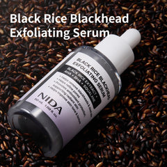NIDA suero exfoliante, empaque elegante que transmite cuidado seguro.
