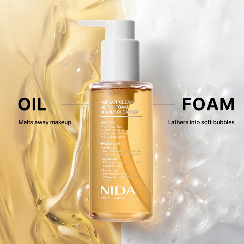 NIDA Perfect Clear: aplicación en la piel para disolver maquillaje.