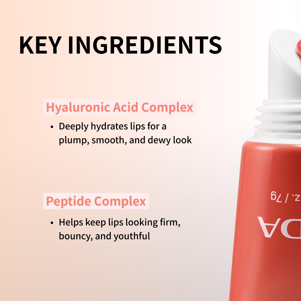 NIDA Sérum Labial Retinol, tono rosado fig ofrece color natural.