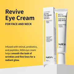 NIDA Revive aplicación crema ojos: uso suave alrededor de ojos