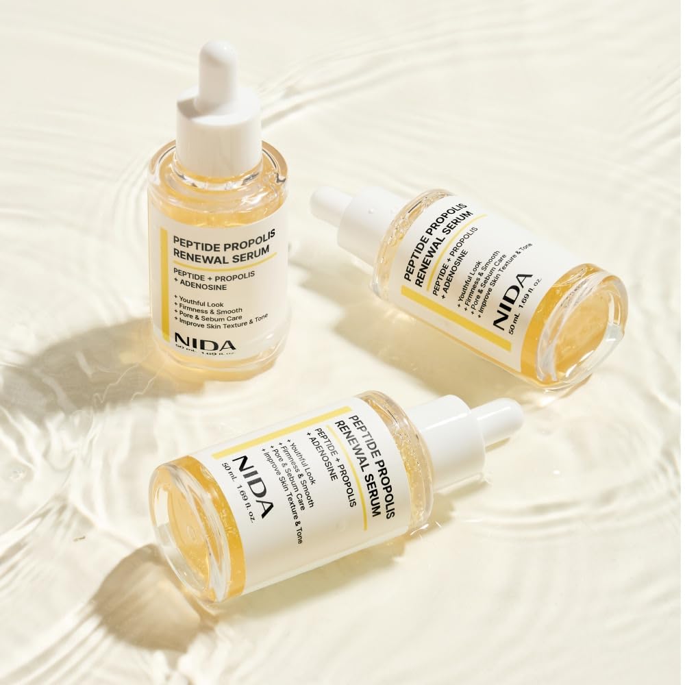 NIDA Suero Renovación Propolis, piel radiante tras uso regular