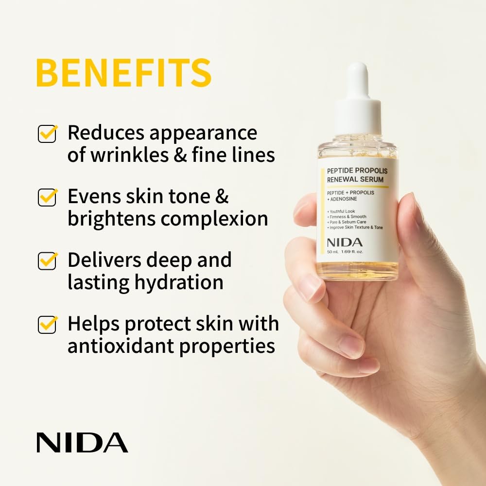 NIDA Suero Renovación Propolis, aplicación en zonas de textura irregular para tono uniforme