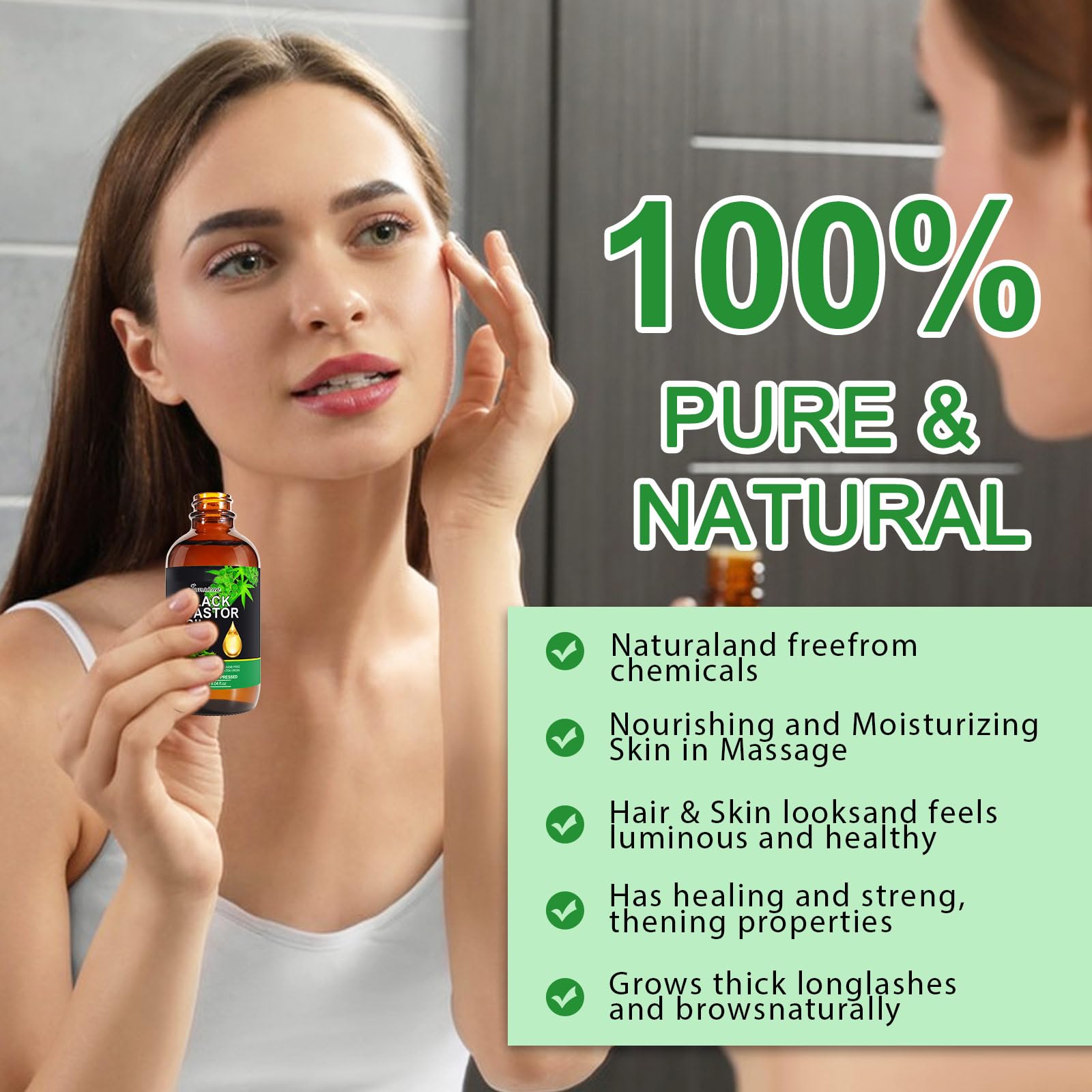 NIFEISHI aceite de castor ideal para aromaterapia y masajes relajantes.