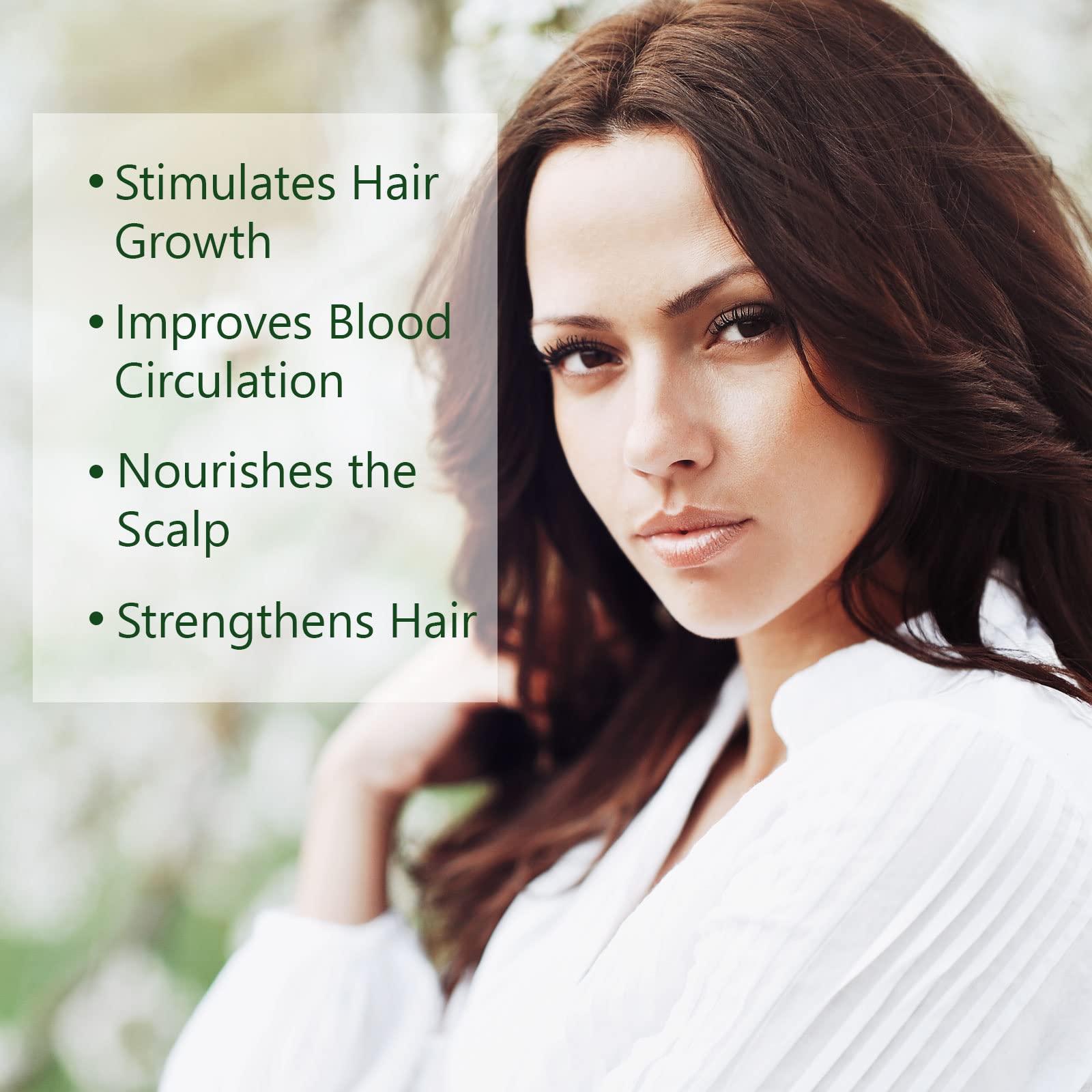 NIFEISHI rosemary oil bottle pour on scalp for nourishment.