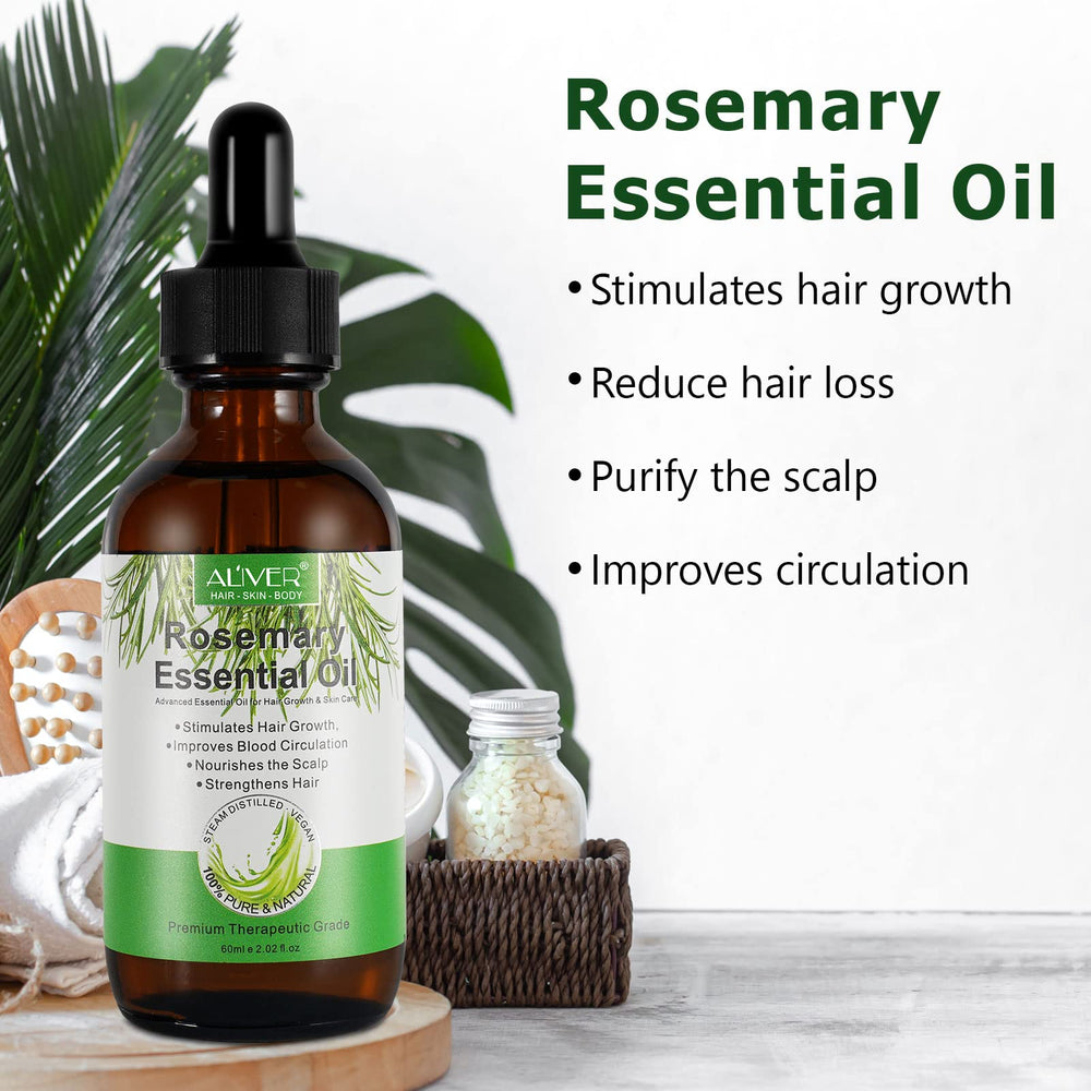 NIFEISHI rosemary oil bottle and diffuser for aromatherapy use.