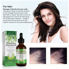 NIFEISHI rosemary oil on lashes for gentle conditioning.