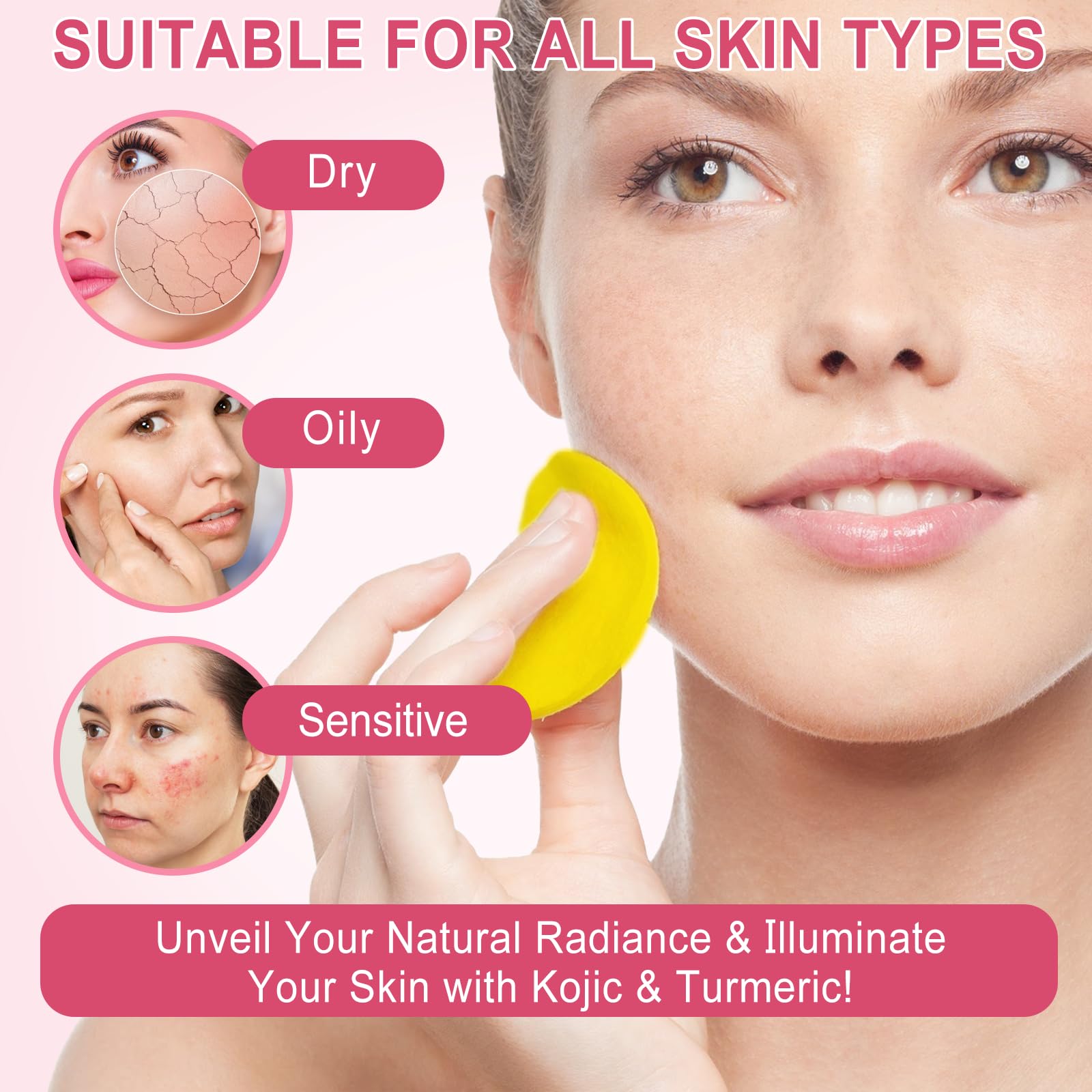 NIFEISHI daily-use cleansing pads in travel-friendly pack