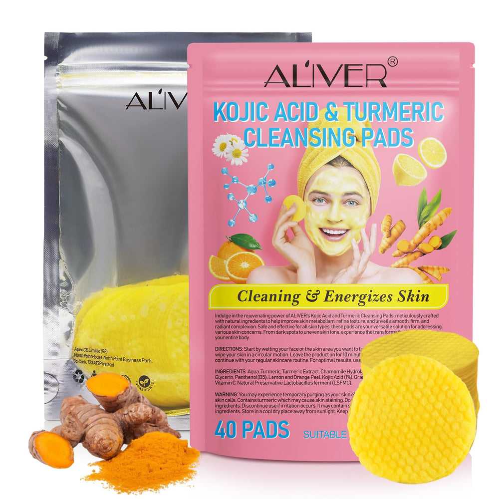 NIFEISHI Turmeric Kojic pads travel-ready for fresh skin