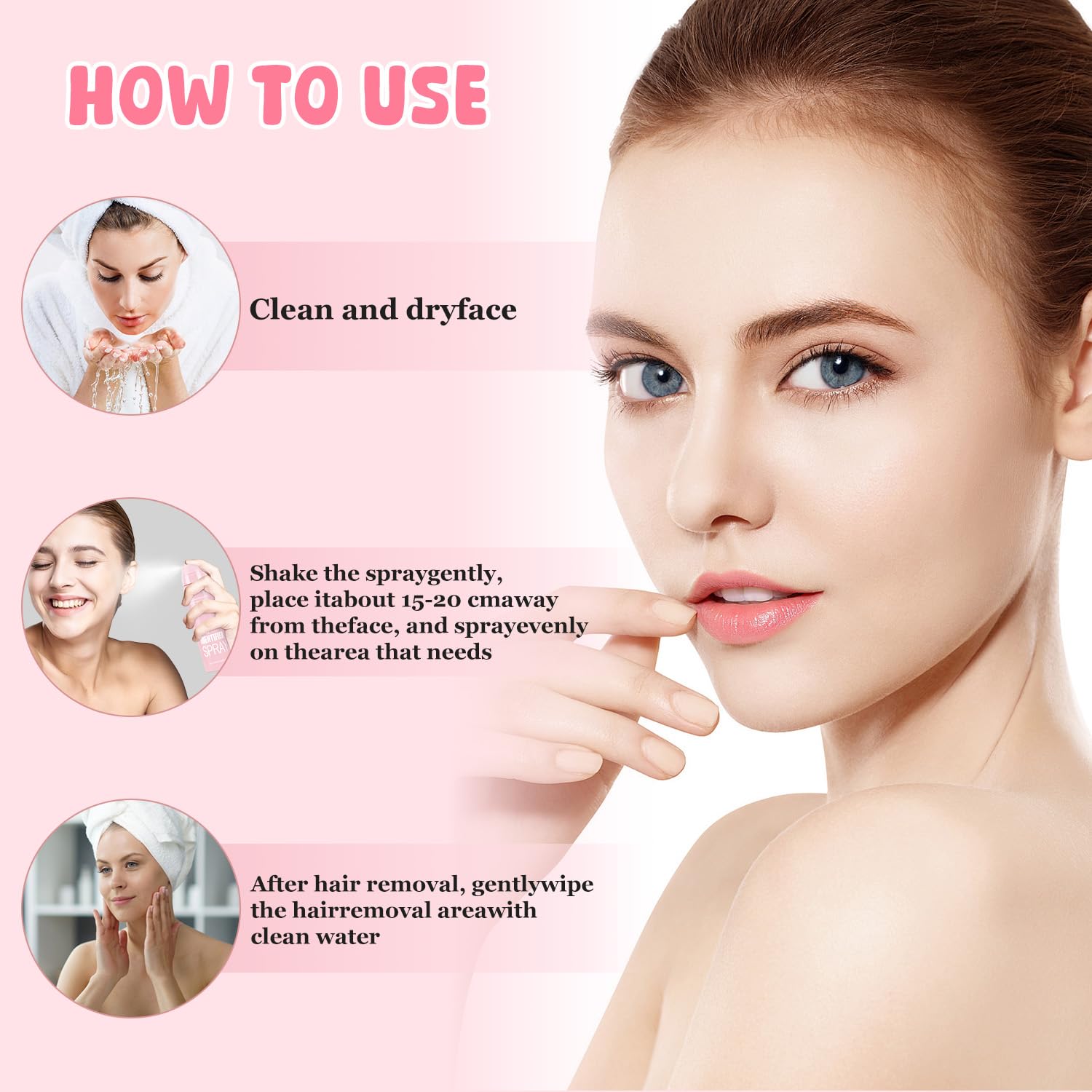 Niluto white powder drying on skin creates a refreshed feel.
