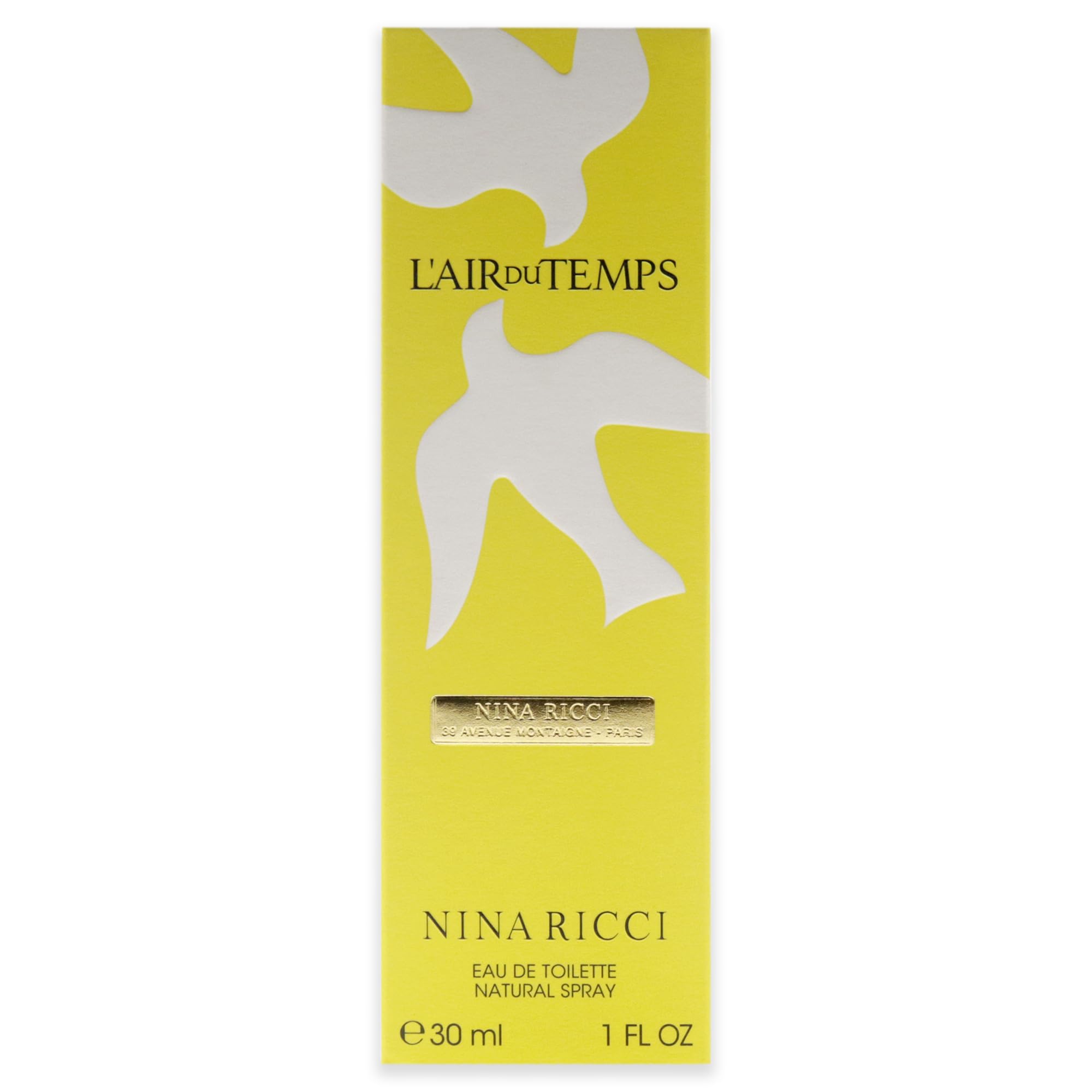 Nina Ricci L'Air du Temps bottle back view for details.