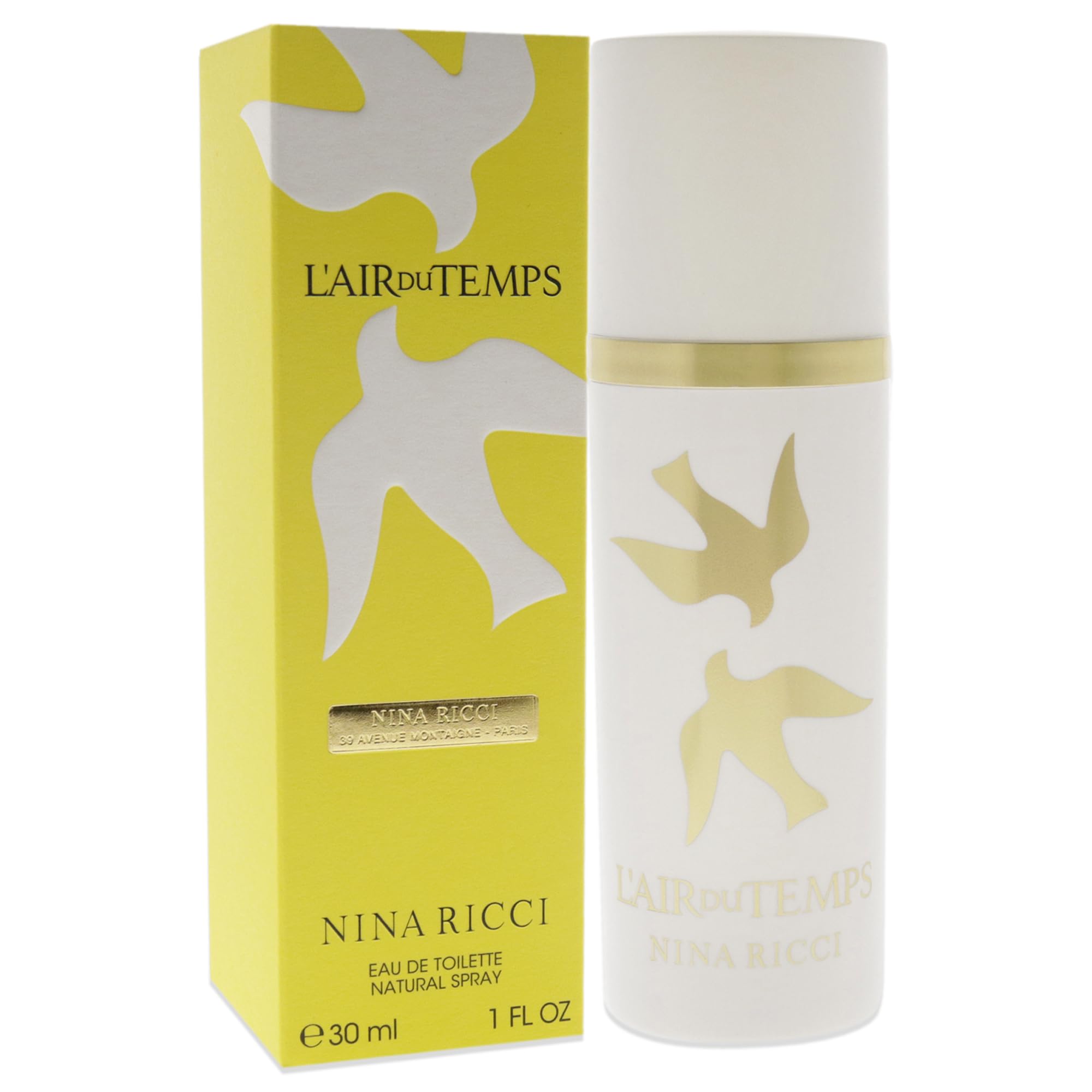 Nina Ricci L'Air du Temps outer packaging ready for gifting.