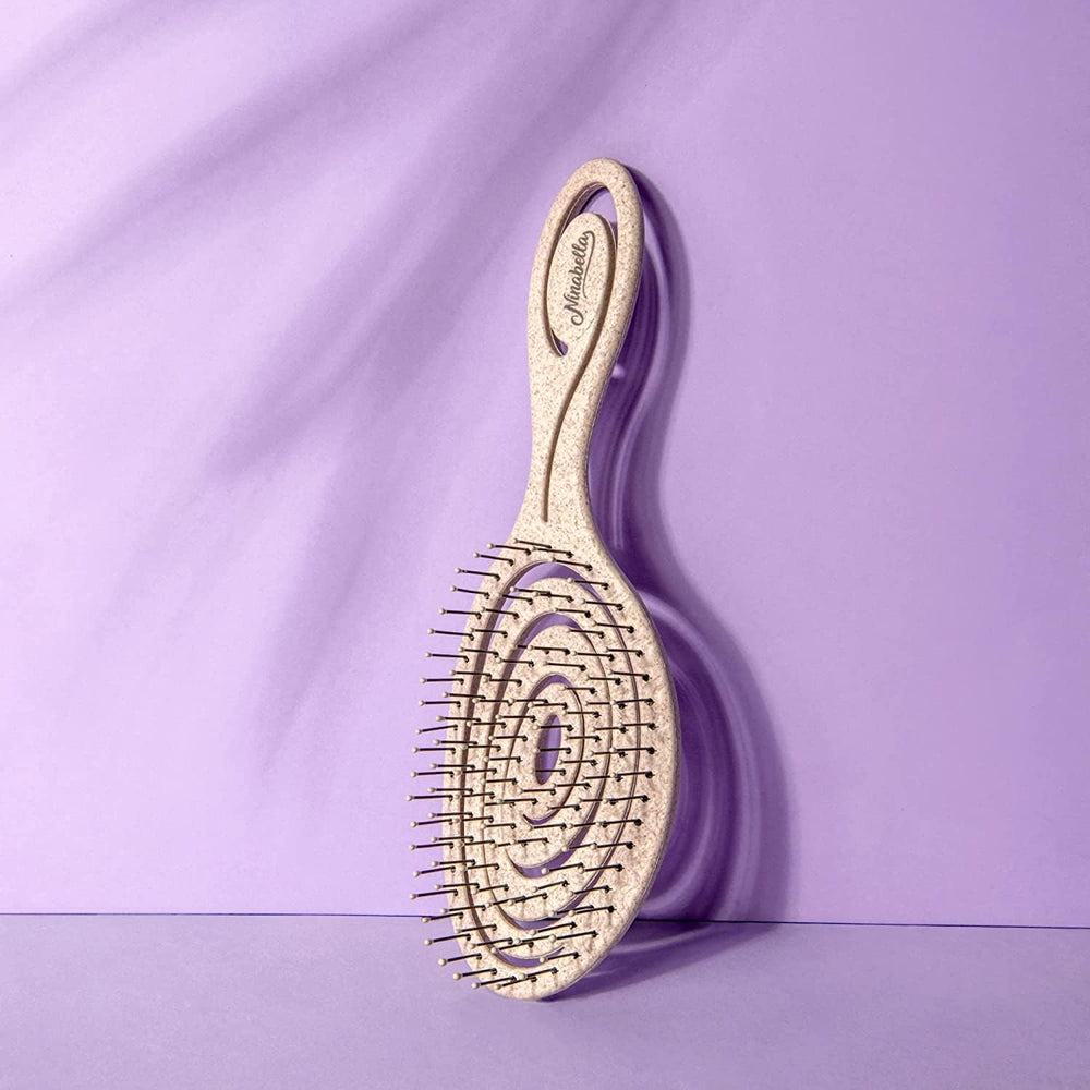 Ninabella Detangle Brush wigs and extensions-friendly detangling for smooth styling.