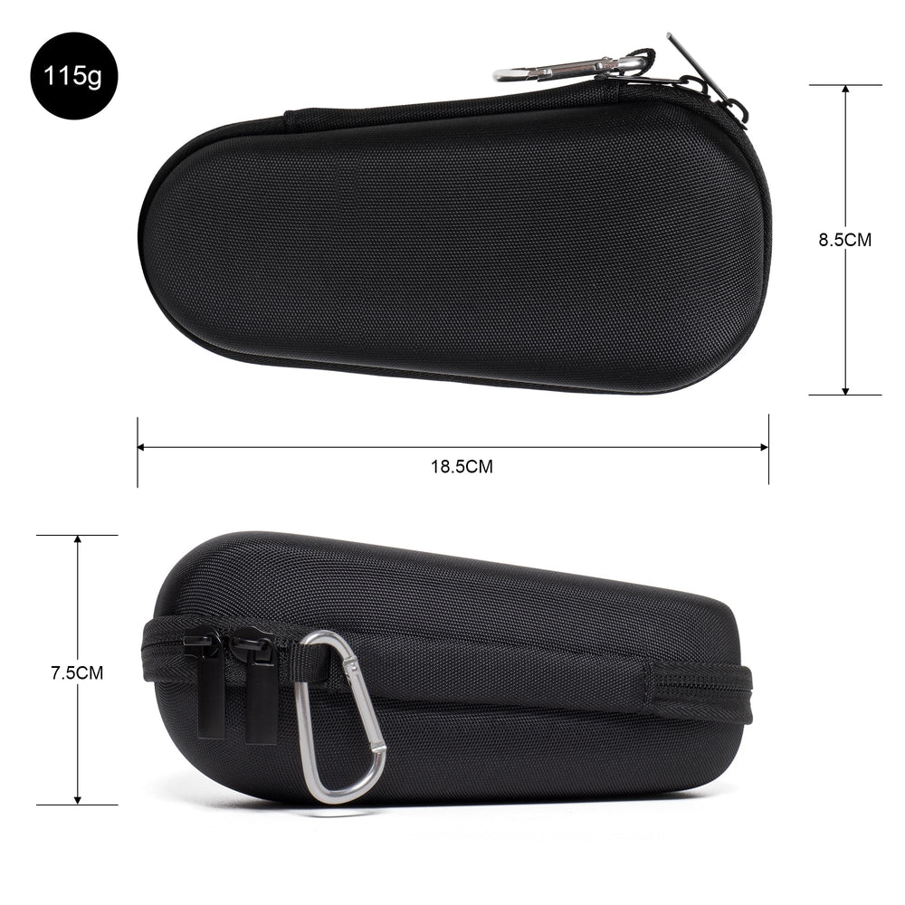 Nincha case interior shows organized space for shaver, charger, and accessories.