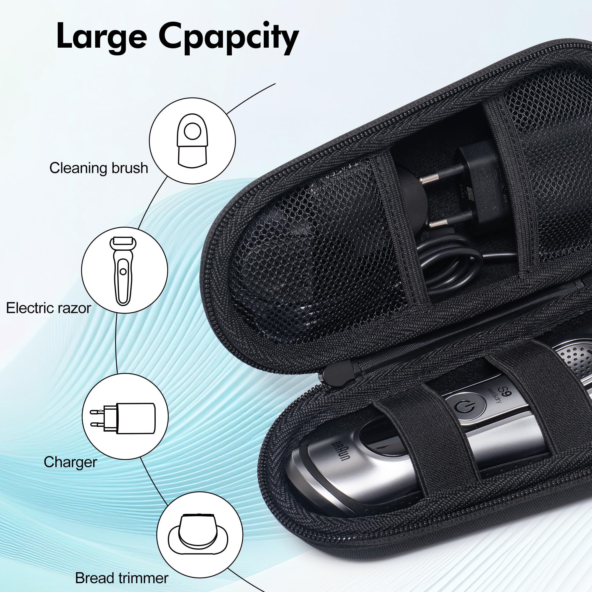 Nincha case in dark blue offers a premium look for daily carry.
